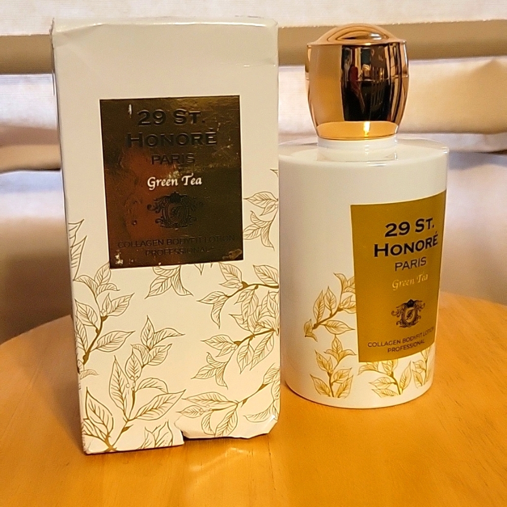 29 St. Honore Paris Collagen Bodyfit Lotion Professional GREEN TEA 280 g 10 Oz